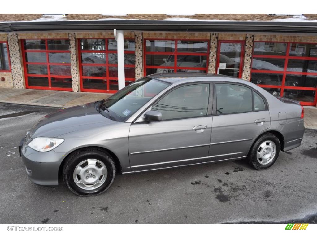 Magnesium Metallic 2005 Honda Civic Hybrid Sedan Exterior Photo #43702892