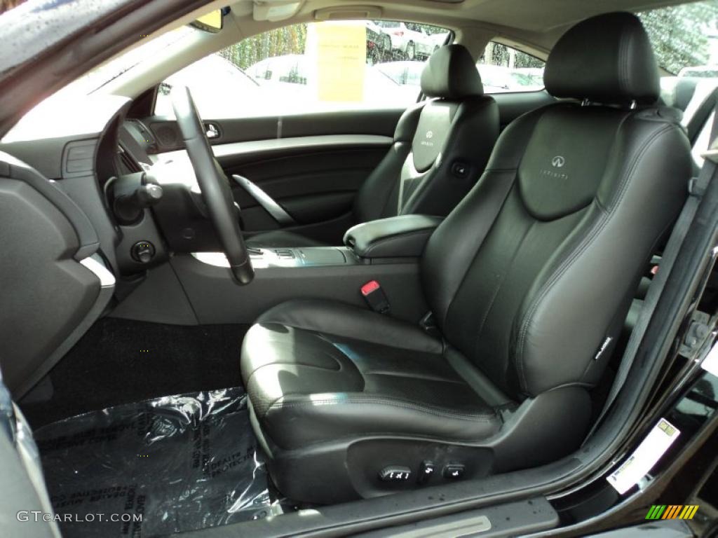 Graphite Interior 2008 Infiniti G 37 Coupe Photo #43705208