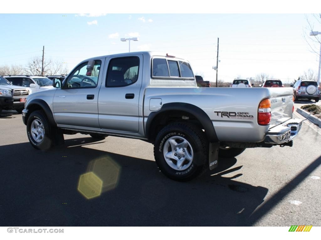 2004 Tacoma V6 TRD Double Cab 4x4 - Lunar Mist Metallic / Charcoal photo #4