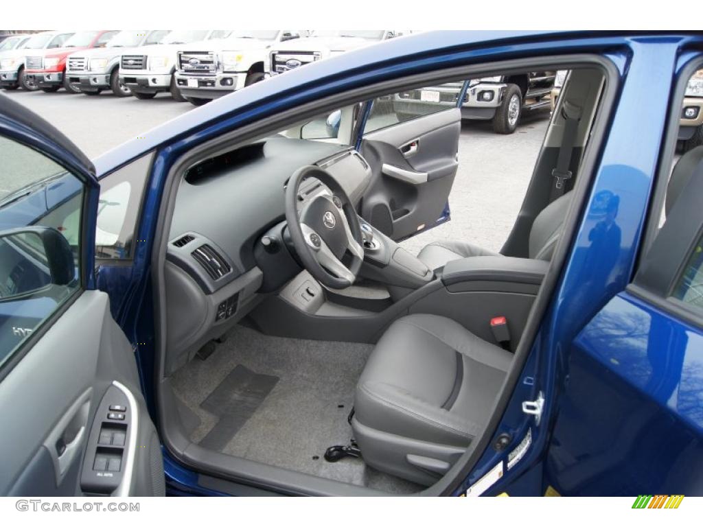 2010 Prius Hybrid II - Blue Ribbon Metallic / Dark Gray photo #8