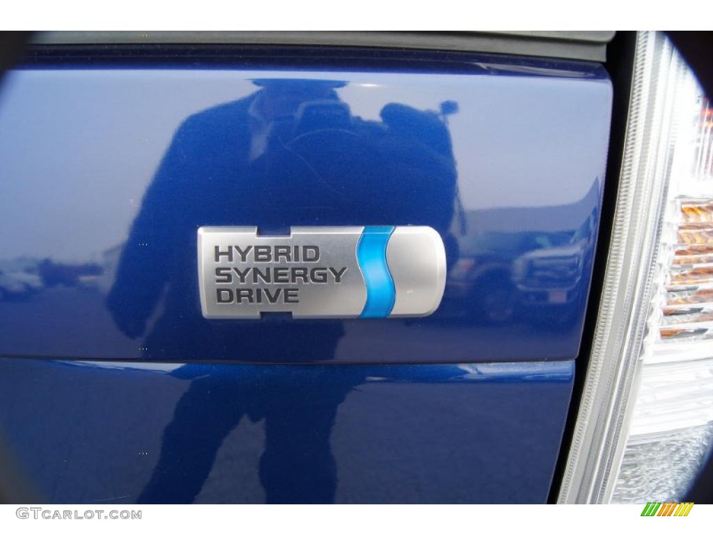 2010 Prius Hybrid II - Blue Ribbon Metallic / Dark Gray photo #15