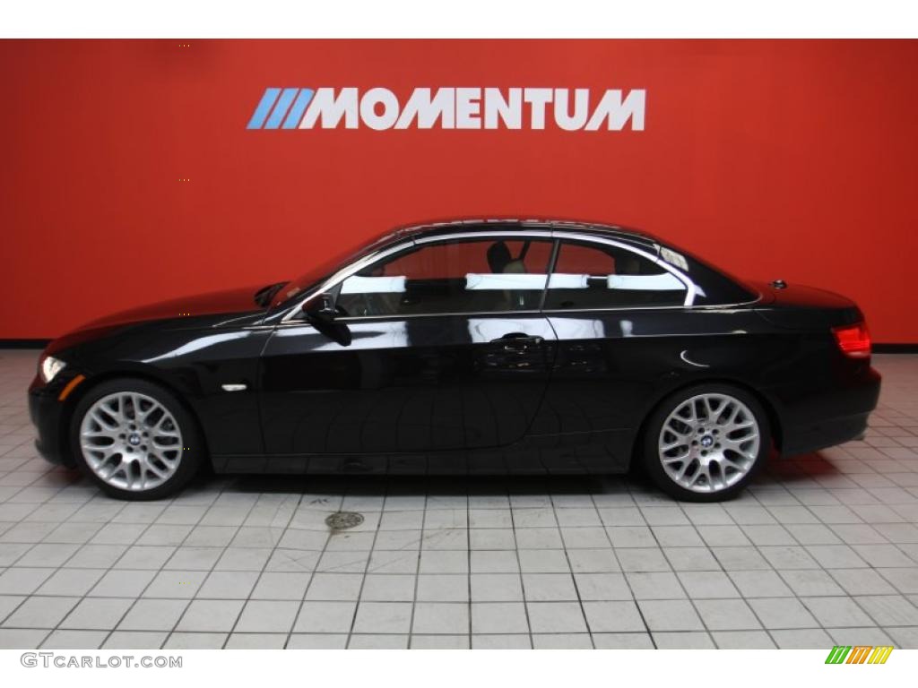 2008 3 Series 328i Convertible - Black Sapphire Metallic / Black photo #5