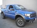 2011 Blue Flame Metallic Ford F150 SVT Raptor SuperCab 4x4  photo #2