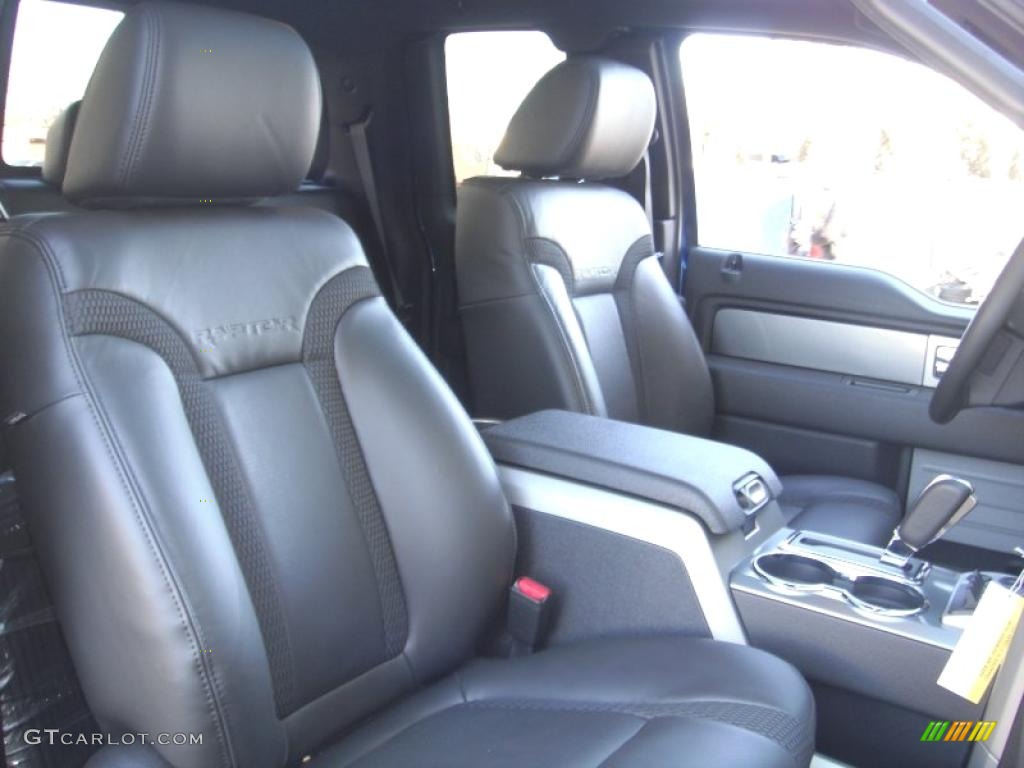 Raptor Black Interior 2011 Ford F150 SVT Raptor SuperCab 4x4 Photo #43721113