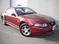 2004 40th Anniversary Crimson Red Metallic Ford Mustang V6 Coupe  photo #2