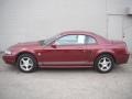 2004 40th Anniversary Crimson Red Metallic Ford Mustang V6 Coupe  photo #3
