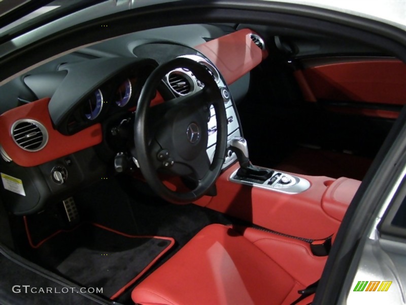 2006 Mercedes-Benz SLR McLaren Red Leather Dashboard Photo #43729