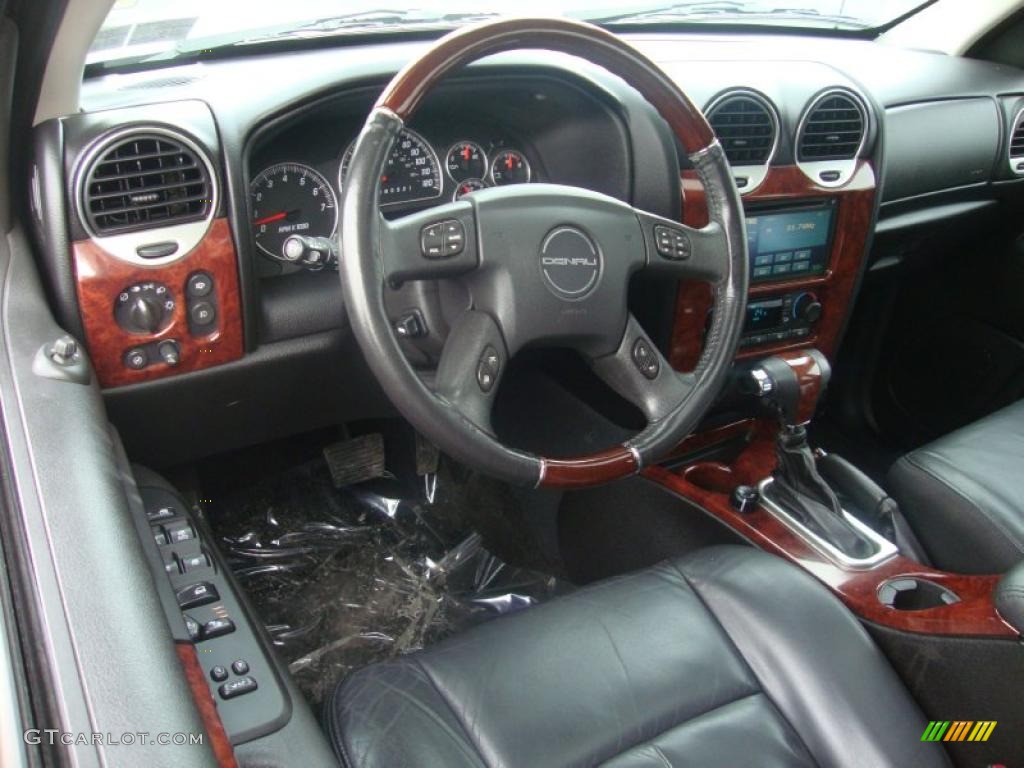 2006 GMC Envoy XL Denali 4x4 Ebony Black Dashboard Photo #43730128
