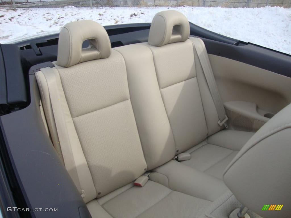 Ivory Interior 2007 Toyota Solara SLE V6 Convertible Photo #43742068