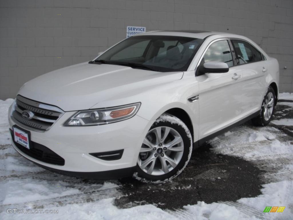White Platinum Tri-Coat 2011 Ford Taurus SEL Exterior Photo #43749738