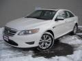 White Platinum Tri-Coat 2011 Ford Taurus SEL Exterior