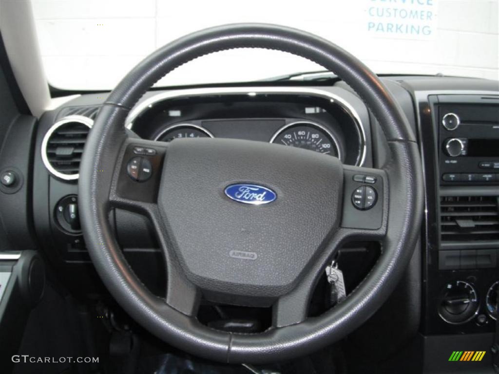 2010 Explorer XLT 4x4 - Black / Black photo #11