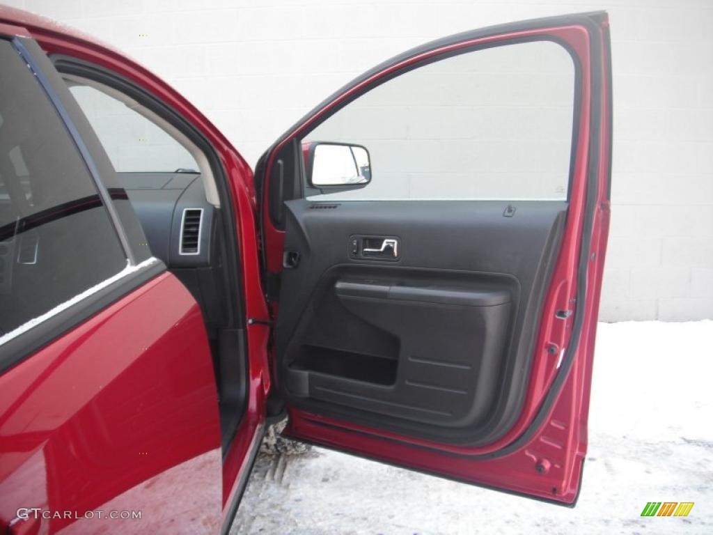 2007 Edge SEL - Redfire Metallic / Medium Light Stone photo #22