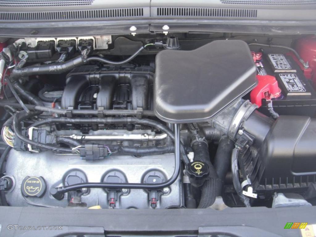 2007 Edge SEL - Redfire Metallic / Medium Light Stone photo #32