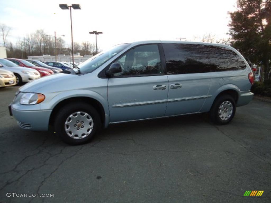 2001 Town & Country LX - Sterling Blue Satin Glow / Navy Blue photo #2