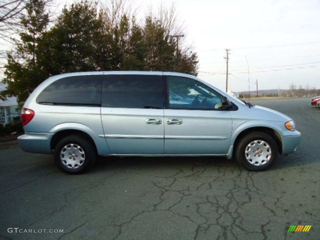 2001 Town & Country LX - Sterling Blue Satin Glow / Navy Blue photo #4