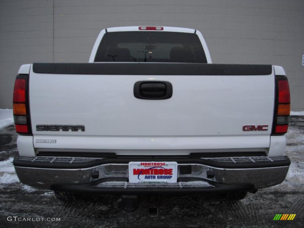 2005 Sierra 2500HD SLE Extended Cab - Summit White / Dark Pewter photo #8