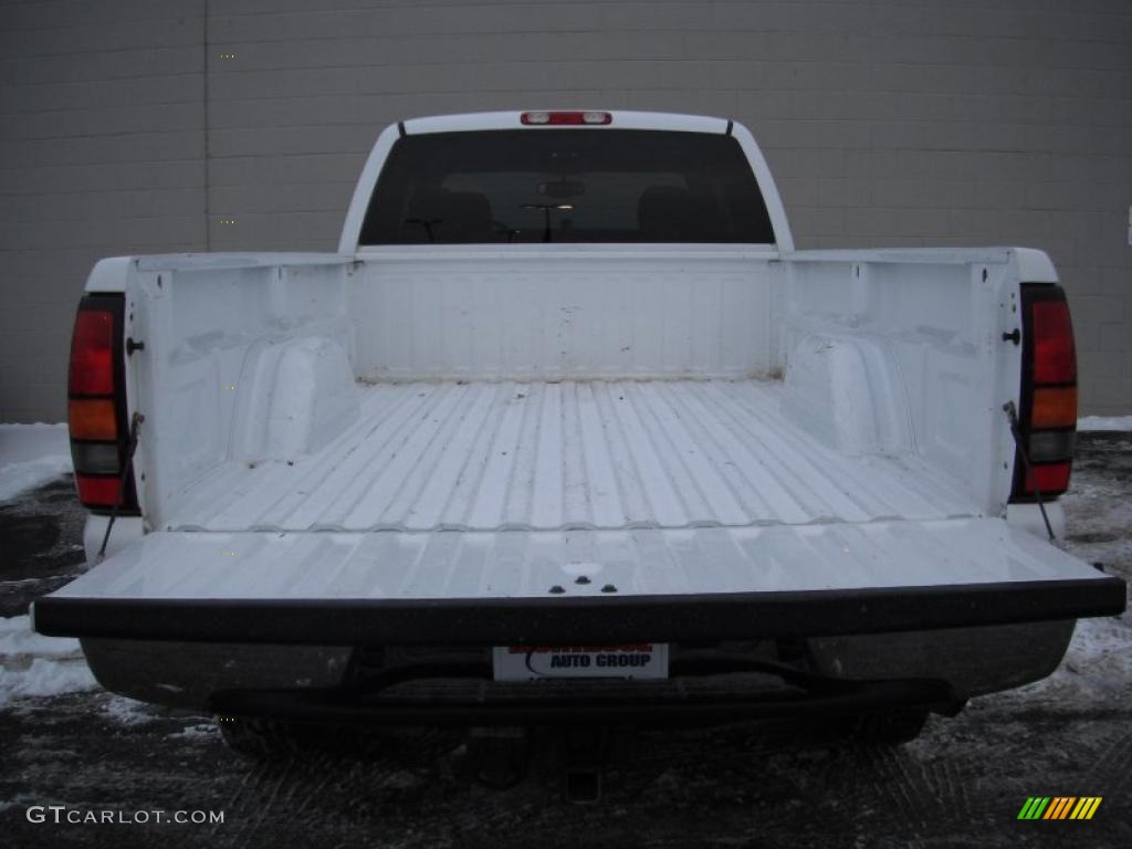 2005 Sierra 2500HD SLE Extended Cab - Summit White / Dark Pewter photo #9