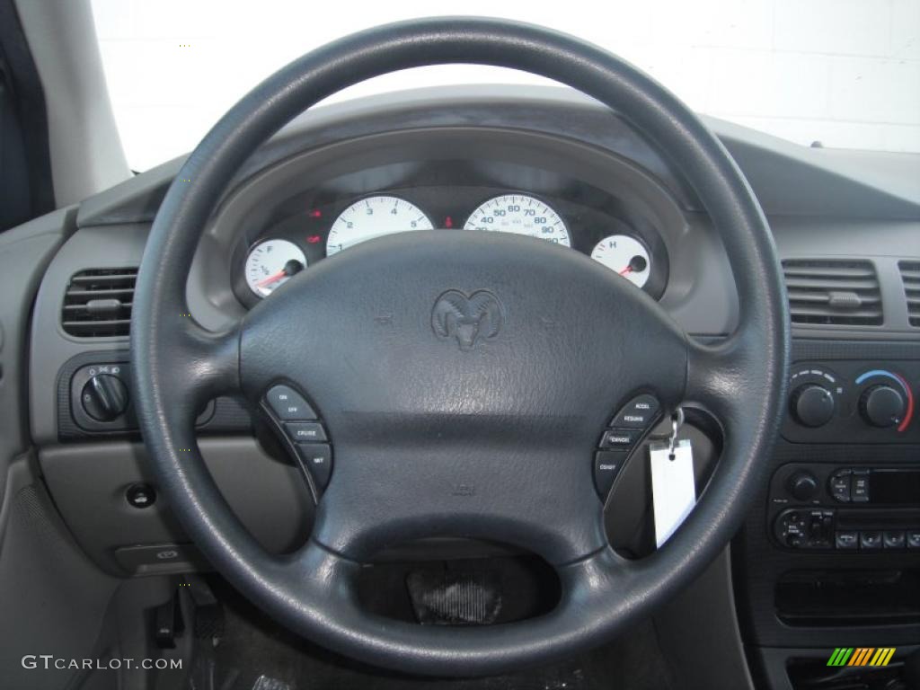 2004 Dodge Intrepid SE Taupe Steering Wheel Photo #43755536