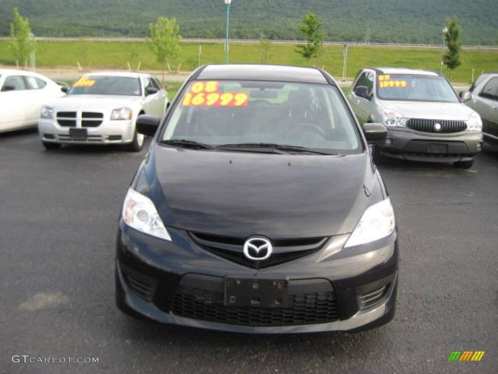 2008 MAZDA5 Sport - Brilliant Black / Black photo #1