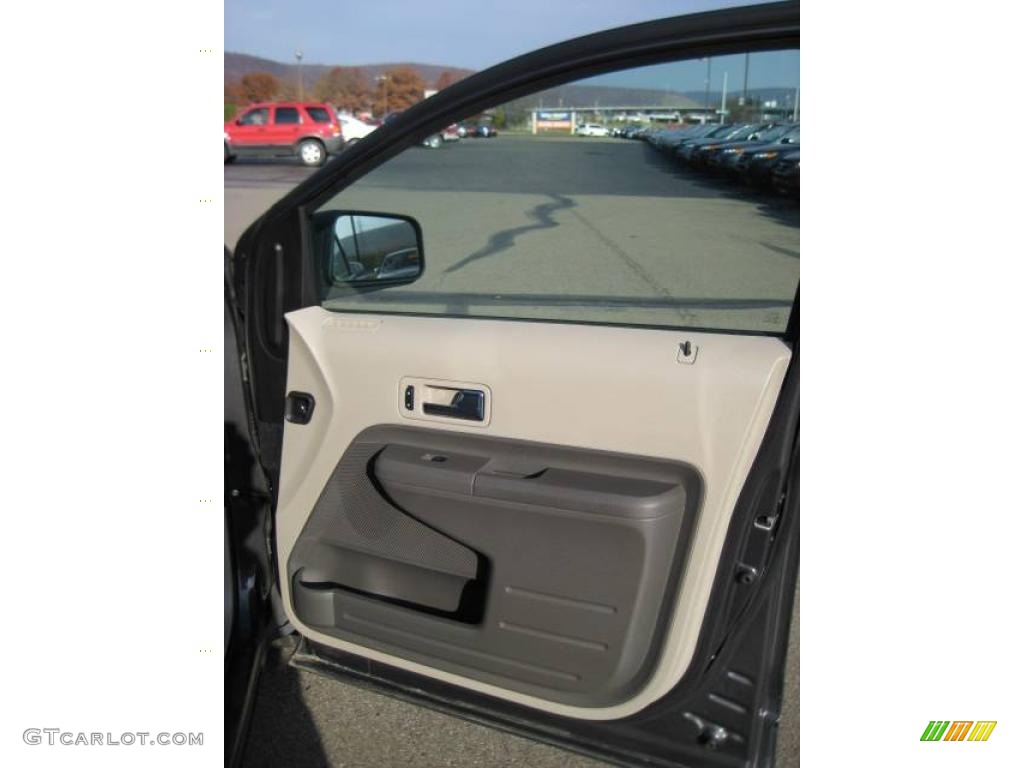 2007 Edge SE AWD - Carbon Metallic / Medium Light Stone photo #8