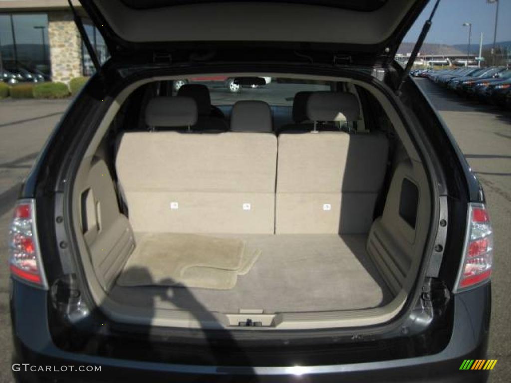 2007 Edge SE AWD - Carbon Metallic / Medium Light Stone photo #13