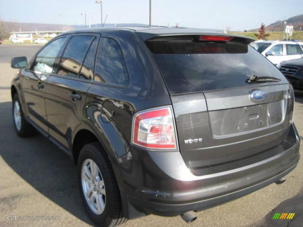 2007 Edge SE AWD - Carbon Metallic / Medium Light Stone photo #14