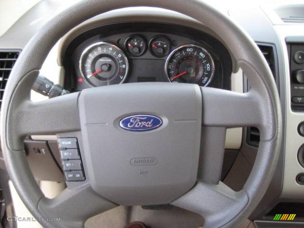 2007 Edge SE AWD - Carbon Metallic / Medium Light Stone photo #22