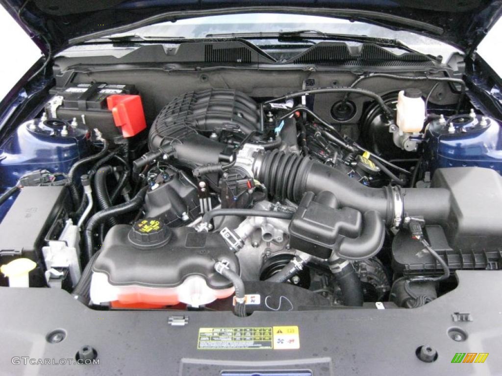 2011 Ford Mustang V6 Coupe 3.7 Liter DOHC 24-Valve TiVCT V6 Engine Photo #43768963
