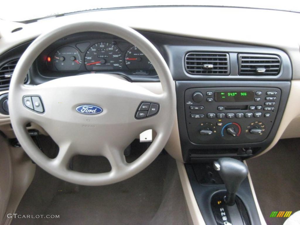 2000 Ford Taurus SES Medium Parchment Dashboard Photo #43772044