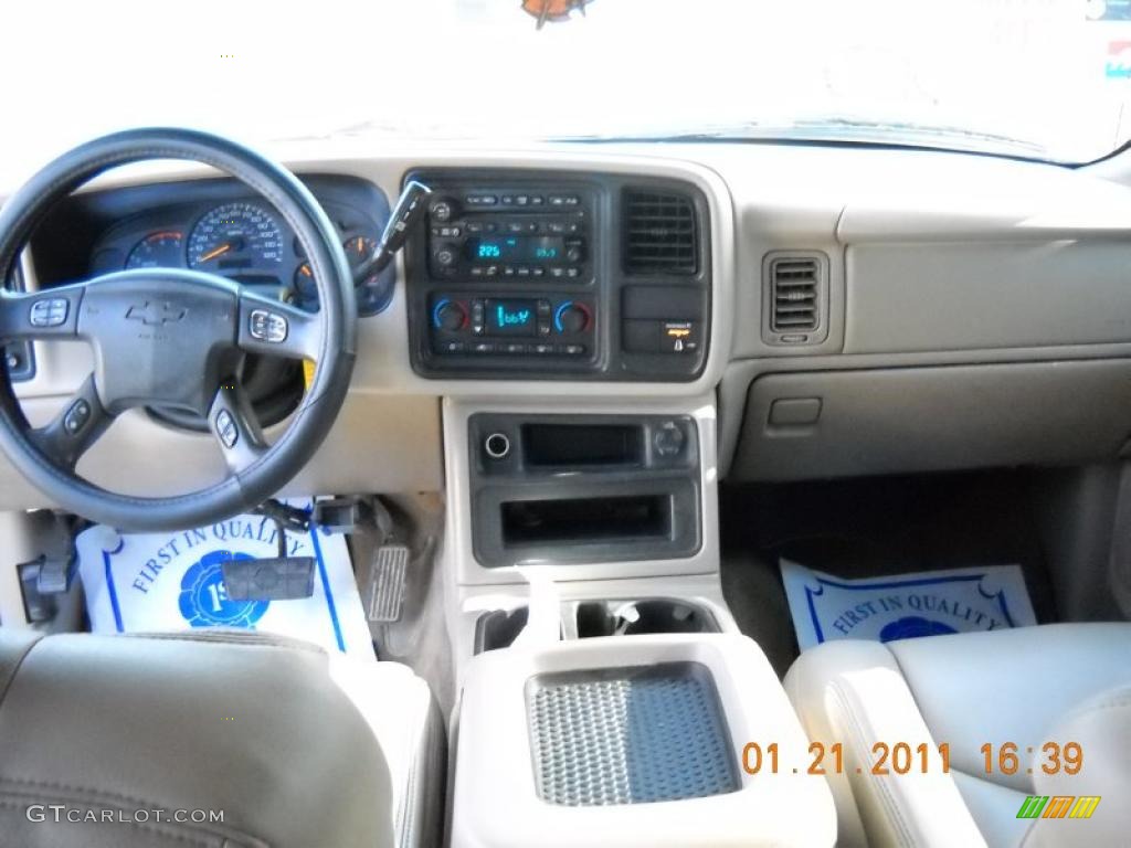 2003 Silverado 2500HD LT Extended Cab 4x4 - Summit White / Tan photo #35