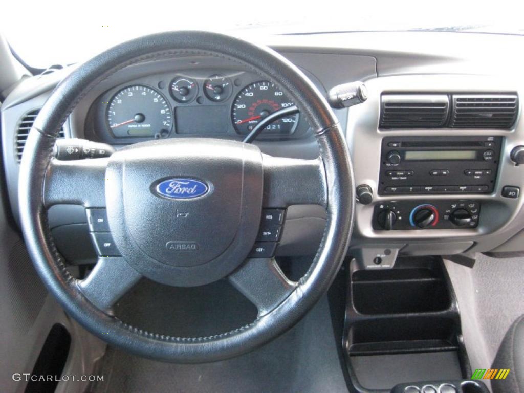 2006 Ford Ranger XLT SuperCab Medium Dark Flint Dashboard Photo #43772452