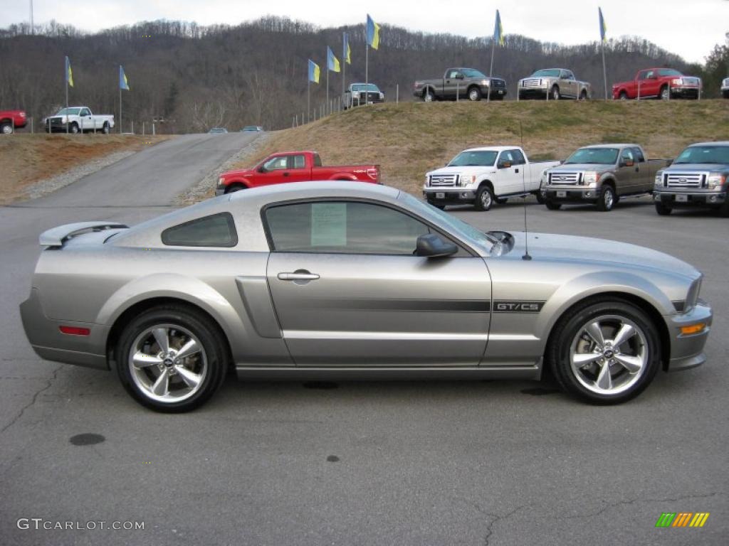 Vapor Silver Metallic 2009 Ford Mustang GT/CS California Special Coupe Exterior Photo #43772619