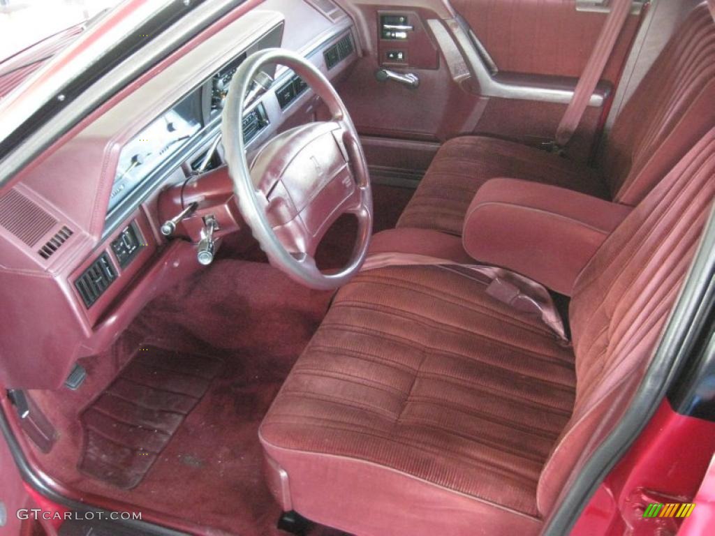 Garnet Red Interior 1994 Oldsmobile Cutlass Ciera S Photo #43774776