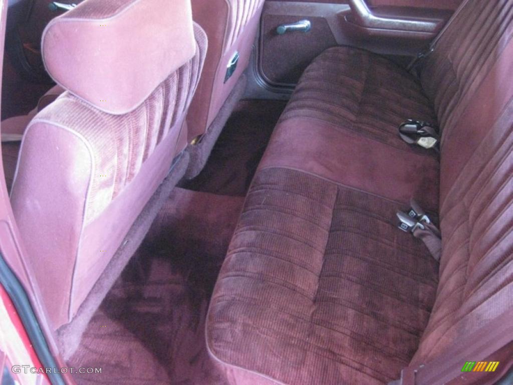 Garnet Red Interior 1994 Oldsmobile Cutlass Ciera S Photo #43774868