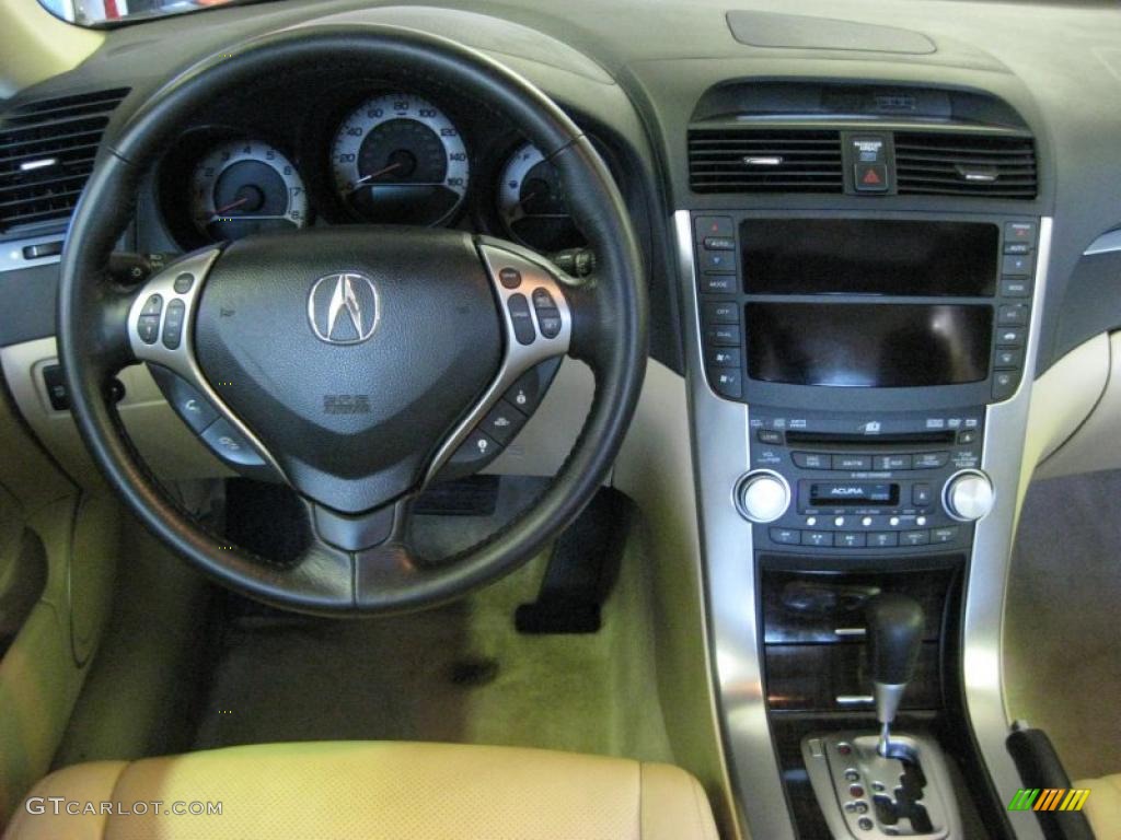 2008 Acura TL 3.2 Parchment Dashboard Photo #43775336