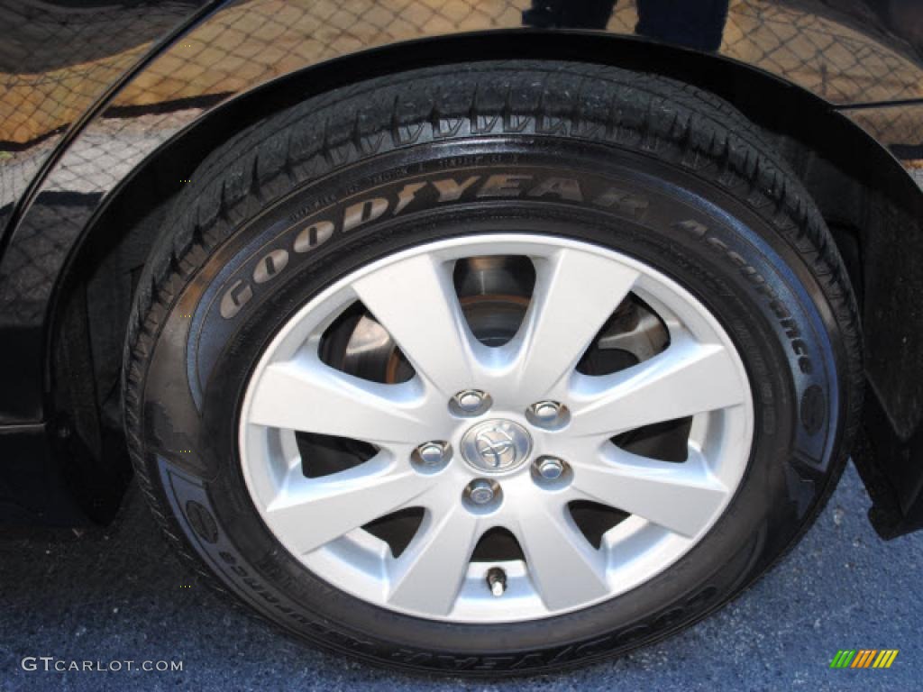 2007 Camry XLE V6 - Black / Bisque photo #9