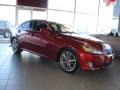 2008 Matador Red Mica Lexus IS 250  photo #3