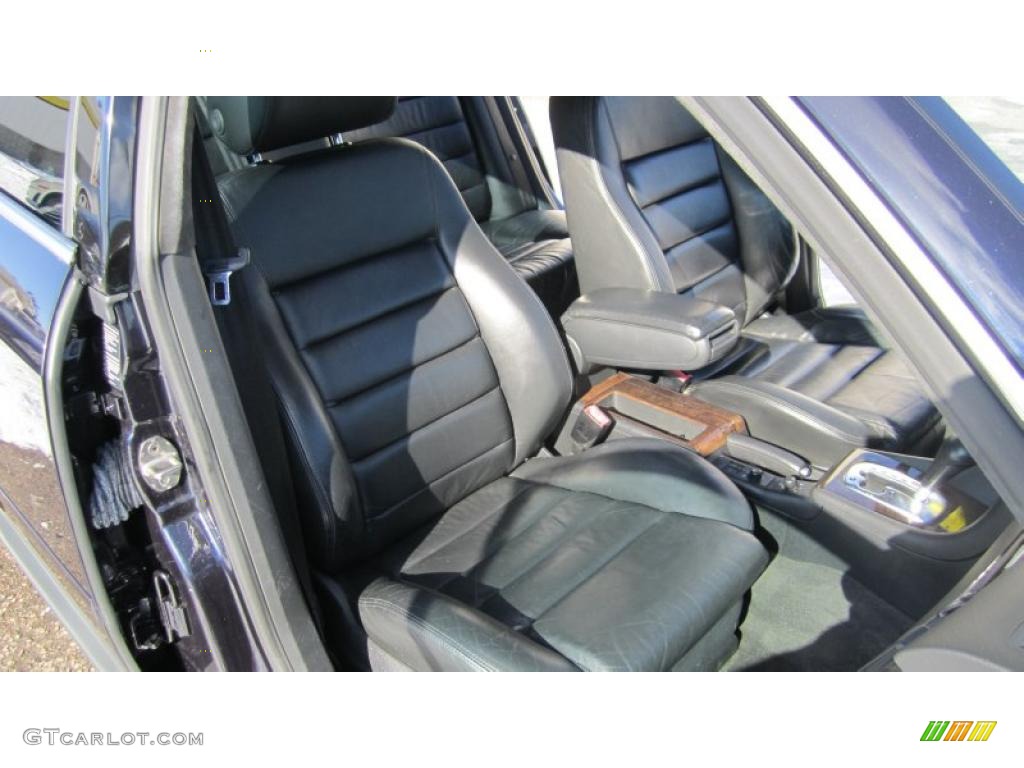 Ebony Interior 2002 Audi S6 4.2 quattro Avant Photo #43778780