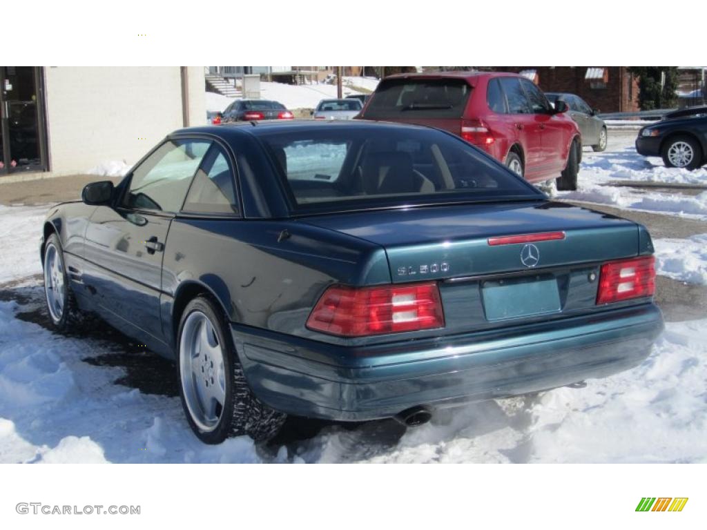 Dark Turquoise Metallic 1999 Mercedes-Benz SL 500 Roadster Exterior Photo #43778992