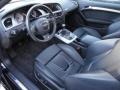 Black Silk Nappa Leather Prime Interior Photo for 2009 Audi S5 #43782698
