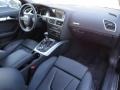 Black Silk Nappa Leather Dashboard Photo for 2009 Audi S5 #43782716