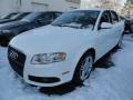 2008 Ibis White Audi A4 2.0T quattro S-Line Sedan  photo #1