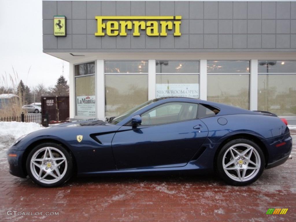 Tour de France Blue 2007 Ferrari 599 GTB Fiorano F1 Exterior Photo #43783898