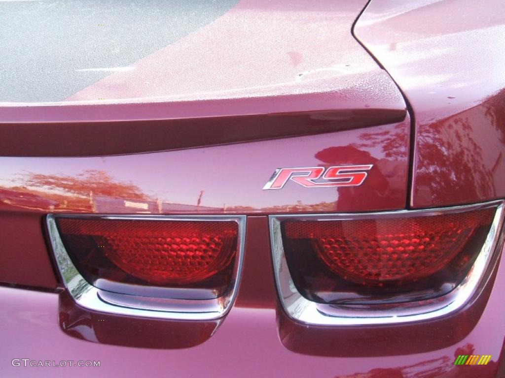 2011 Camaro LT/RS Coupe - Red Jewel Metallic / Beige photo #5