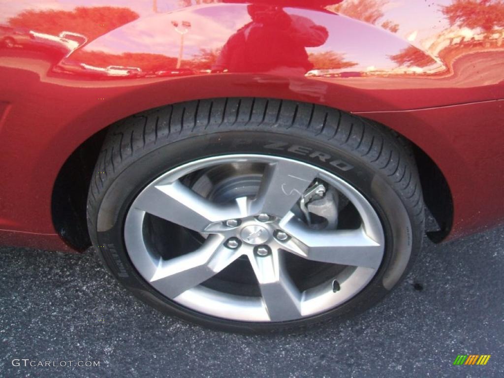 2011 Camaro LT/RS Coupe - Red Jewel Metallic / Beige photo #7