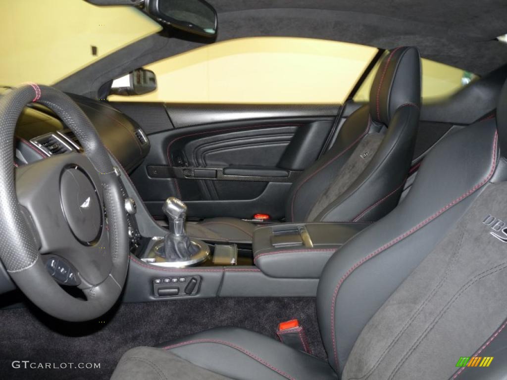 Obsidian Black Interior 2009 Aston Martin DBS Coupe Photo #43787930