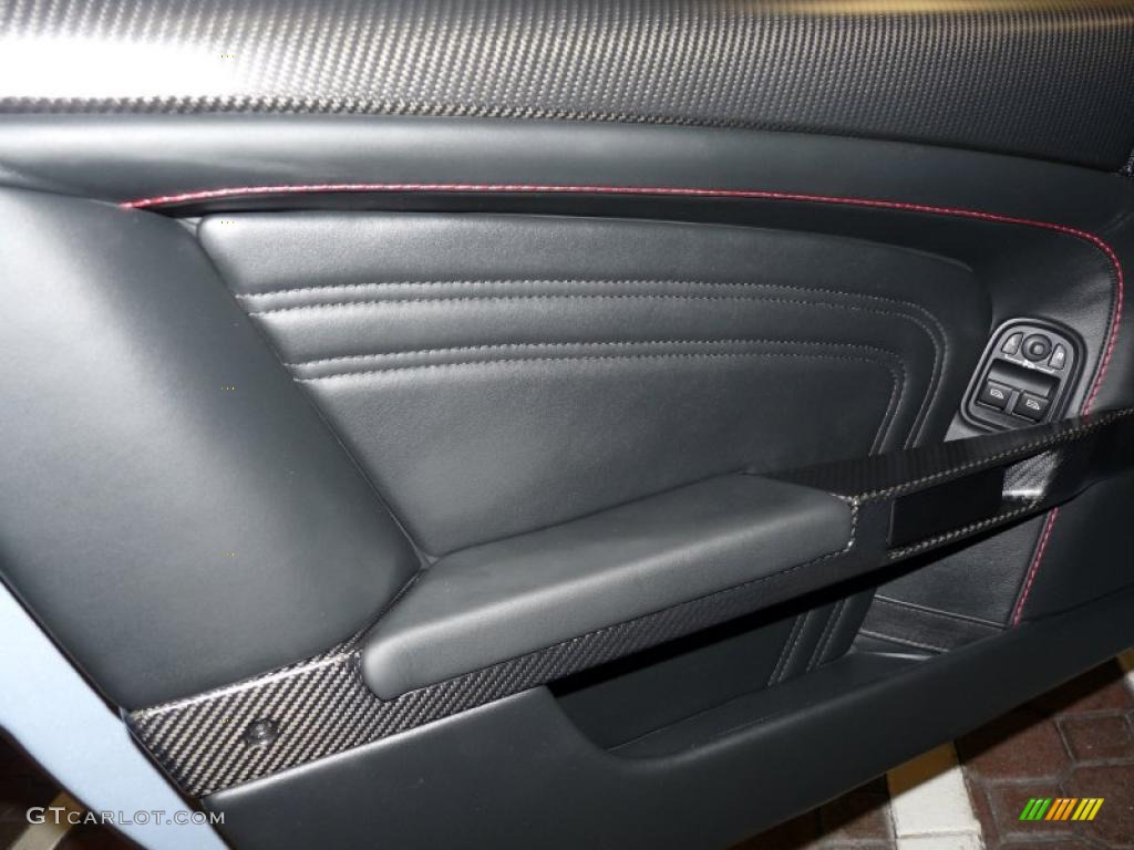 2009 Aston Martin DBS Coupe Obsidian Black Door Panel Photo #43787958