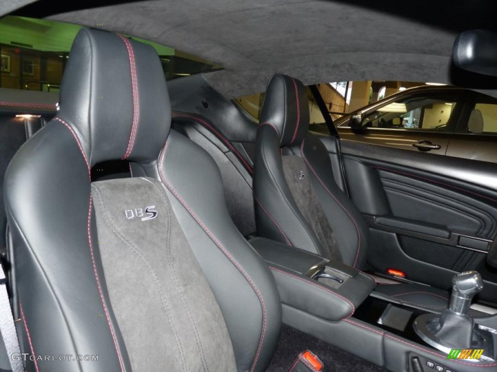Obsidian Black Interior 2009 Aston Martin DBS Coupe Photo #43787994