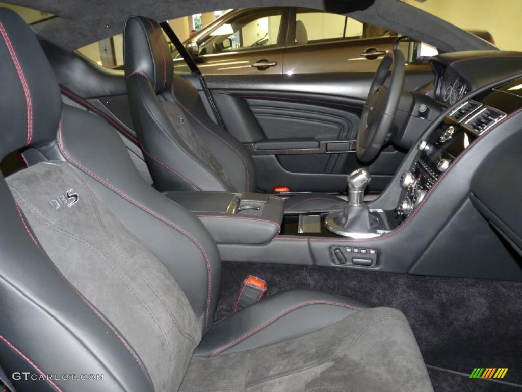 Obsidian Black Interior 2009 Aston Martin DBS Coupe Photo #43788006